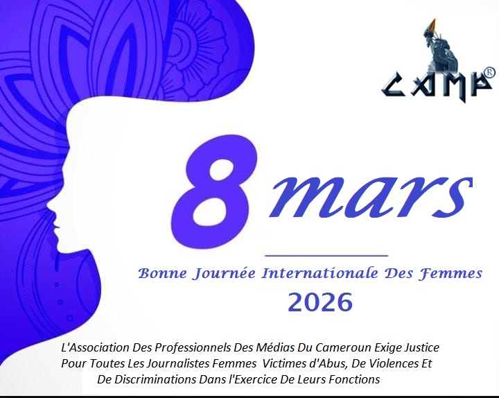 JIF 2026 : Une ONG des professionnels des médias camerounais réclame justice pour les femmes journalistes victimes de violences