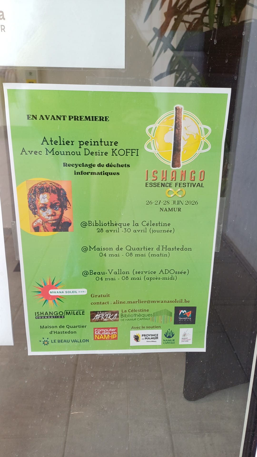 Belgique : Namur c&eacute;l&egrave;bre l&rsquo;art africain &agrave; travers un atelier de peinture en marge de l&rsquo;&laquo; ISHANGO…